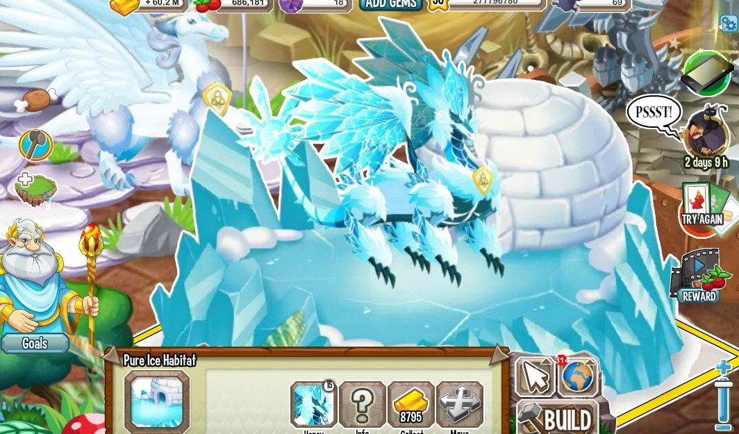 Dragon city ice dragon