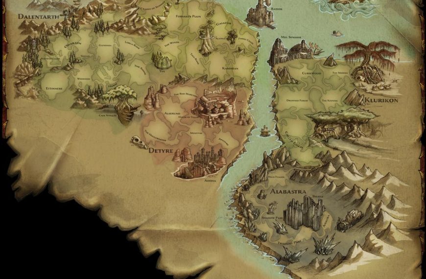 Kingdoms of amalur map