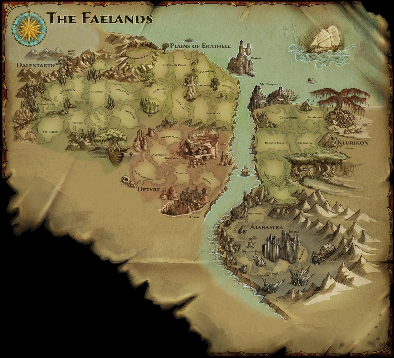 Kingdoms of amalur map