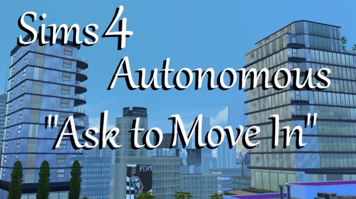 Sims 3 ask to move in