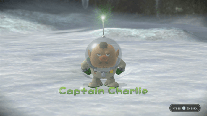 Captain charlie pikmin 3