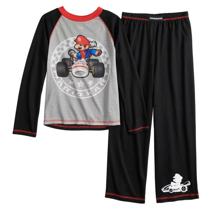 Mario one piece pajamas