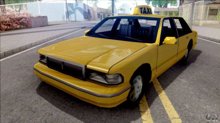 Taxi cutscene