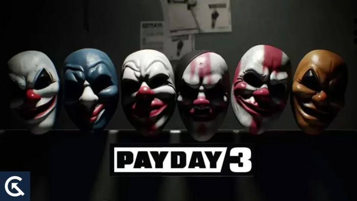 Payday 3 keeps crashing