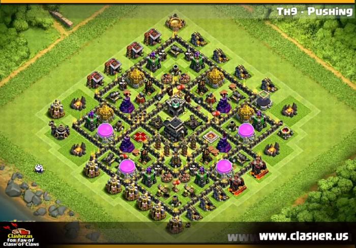 Clans clash th13 coc farming rathaus rh13