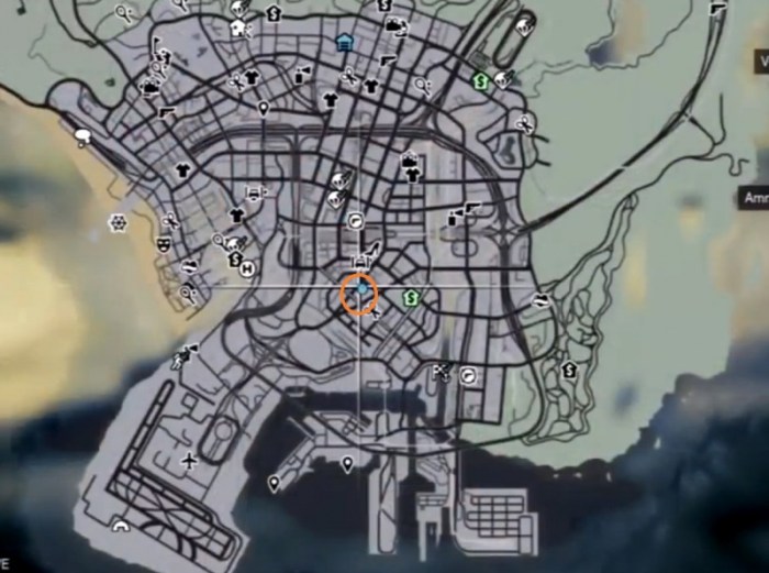 Gta getaway location mark