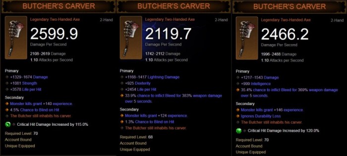 Diablo 3 butchers carver