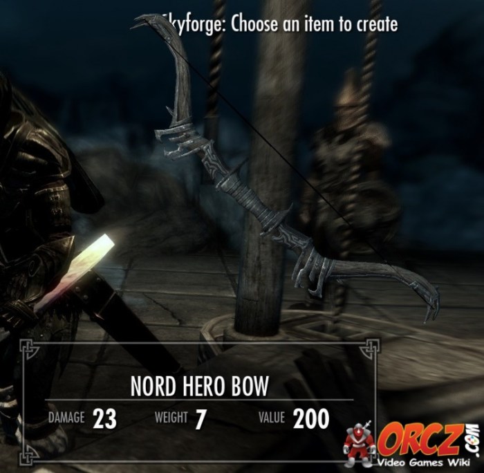 Skyrim nord hero bow