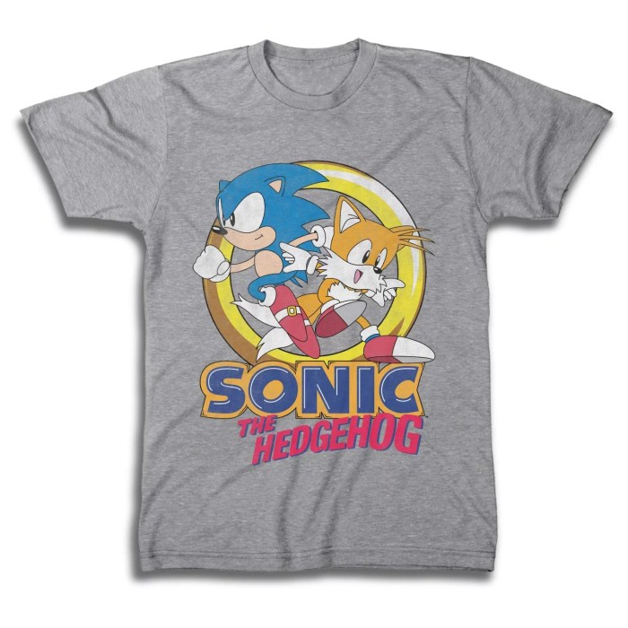 Sonic tails t shirt