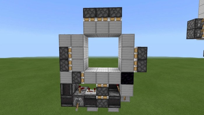 How to make piston door