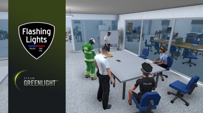 Flashing lights ems fire police update developer bug fixes event play indiedb