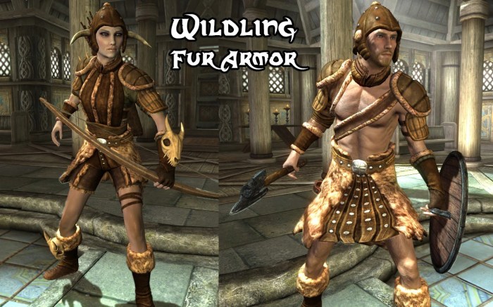 Skyrim fur armor mod