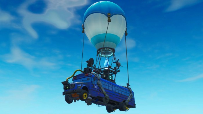 Fortnite battle bus full