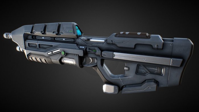 Halo rifle assault wip model