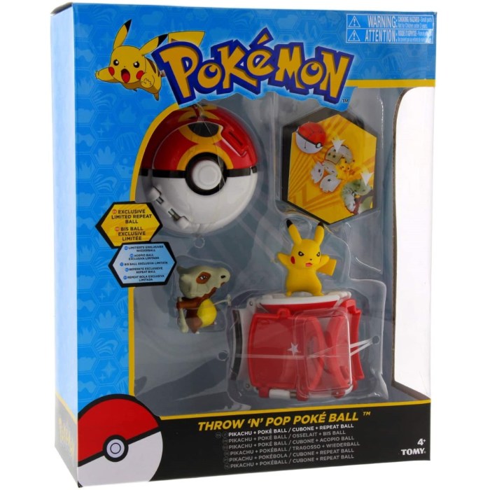 Throw pokemon pop ball pokeball charmander figure great set tomy