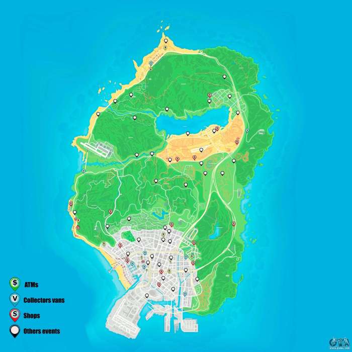 Hidden locations in gta v