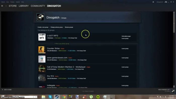 Group steam groups admin members private public tools where box removed demoted promoted