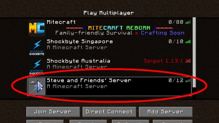 Minecraft servers 1.8 8