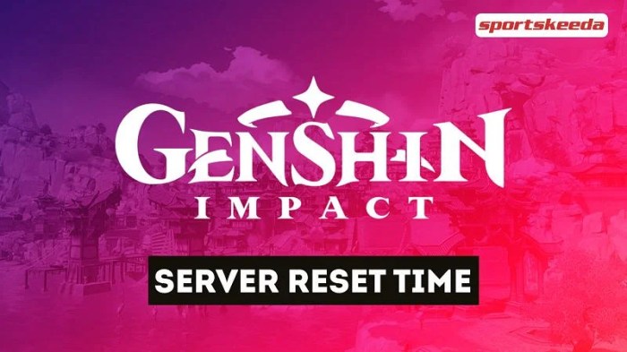 Genshin impact time reset server game8 start end servers claim learn guide read daily when