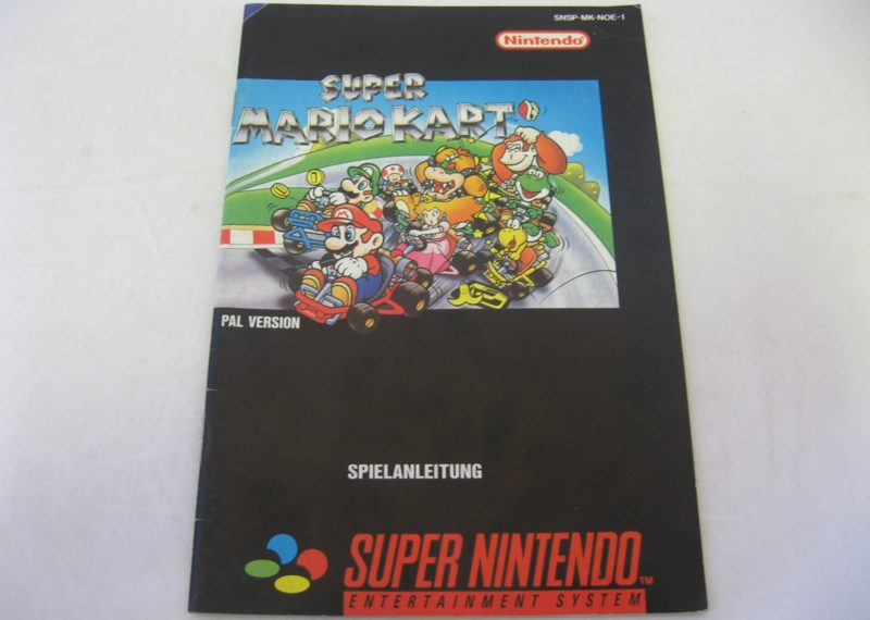 Super mario kart manual