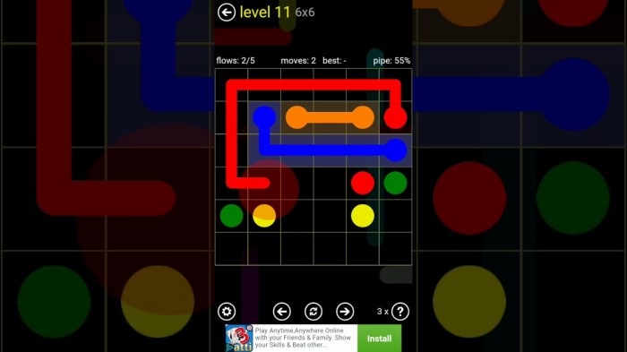 Free flow online game