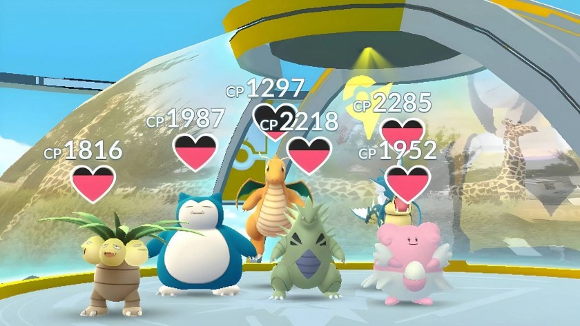 Pokemon go gym defender