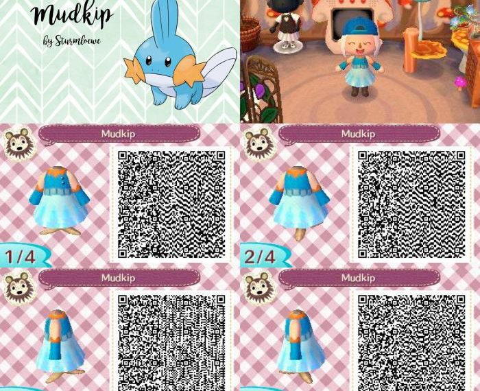 Qr codes animal acnl code crossing summer clothes dress robe leaf dresses blue bleue sunflowers cute choose board