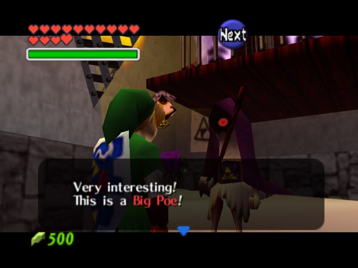 Big poes ocarina of time