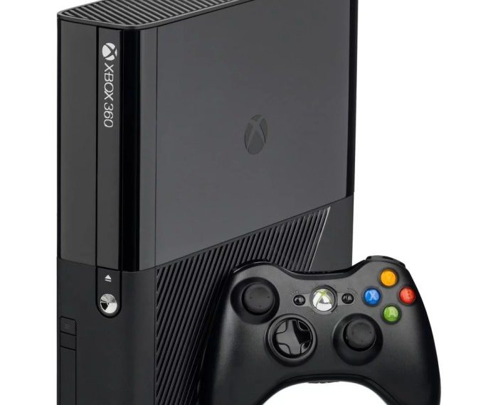 Xbox 360 black console