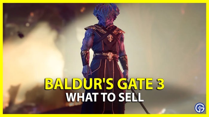 How to sell items bg3