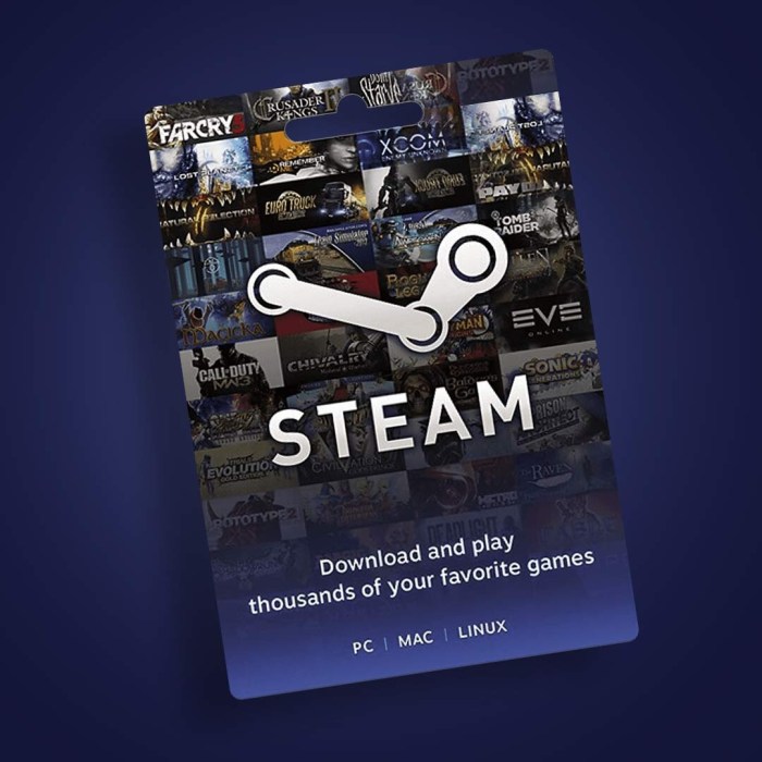 Steam card