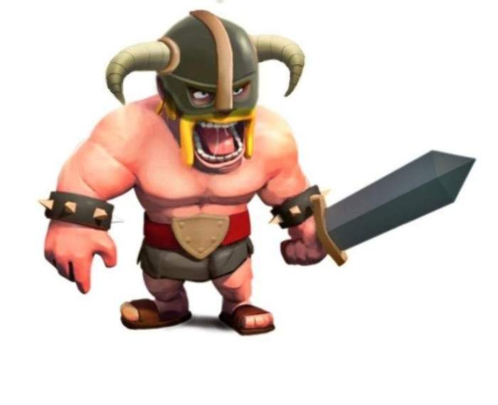 Old barbarian statue coc