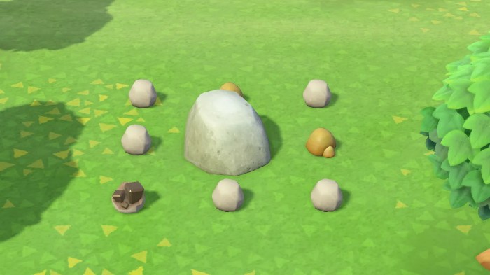 How many rocks acnh