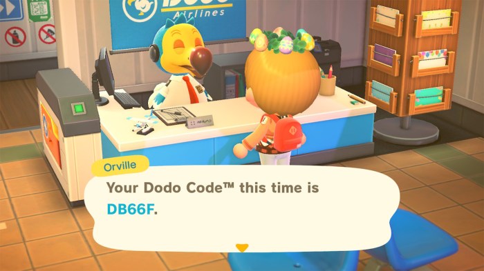 Animal crossing dodo code