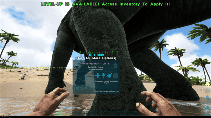 How to force tame on ark