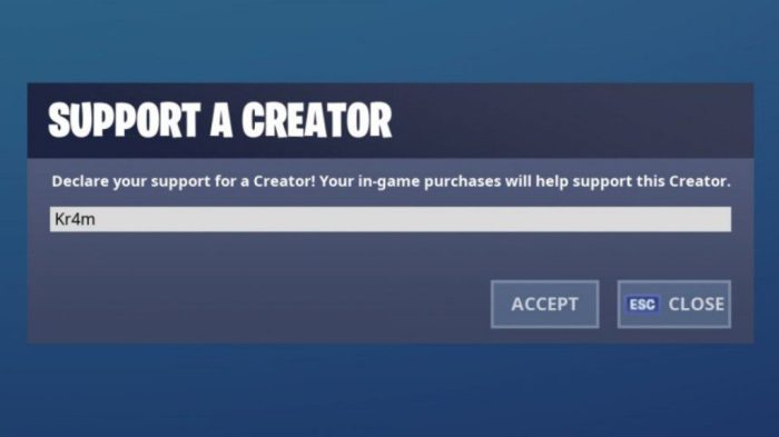 How to get creator code