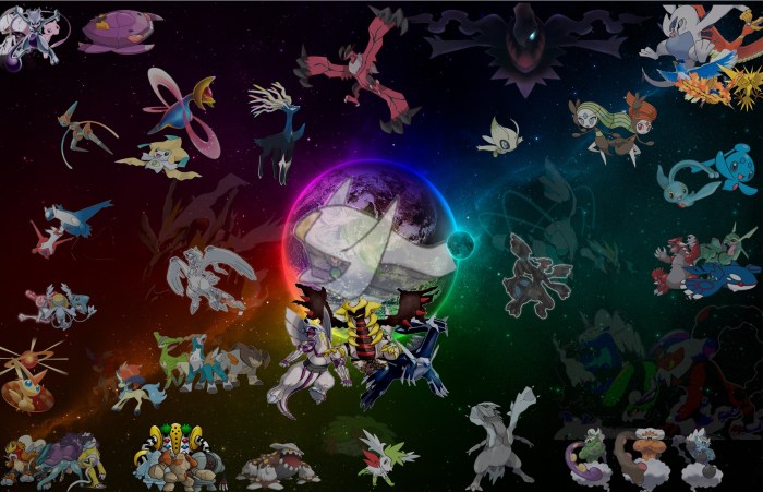 All x and y legendaries