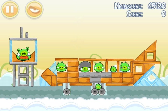 Danger above angry birds angrybirdsnest