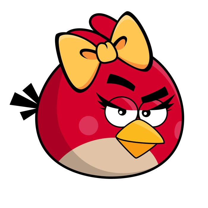 Red bird angry birds