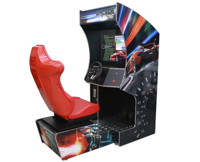 Car arcade game machines