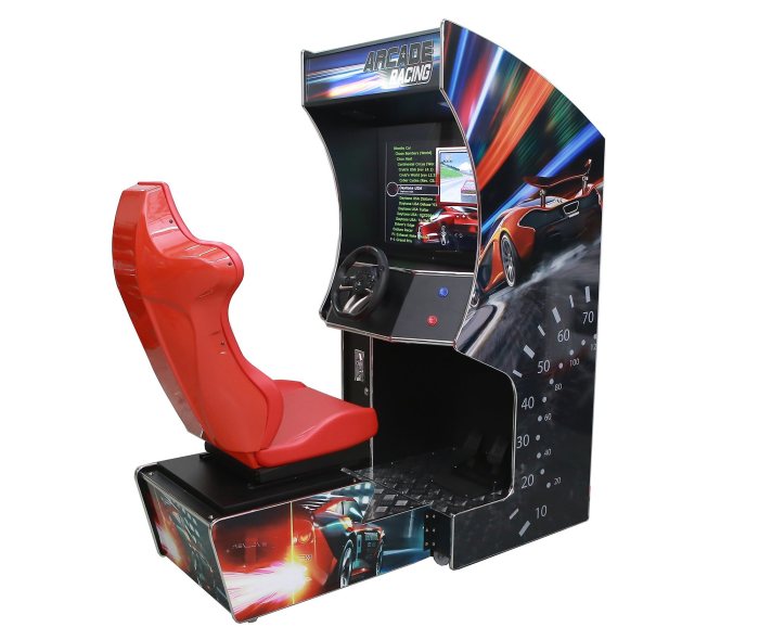 Car arcade game machines