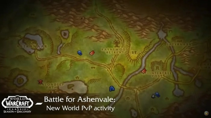 Ashenvale pvp event map