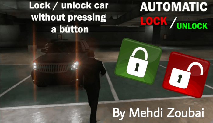 How to lock car in gta 5