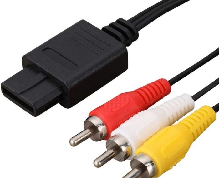 Av cables for gamecube