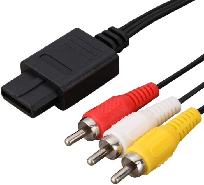 Av cables for gamecube