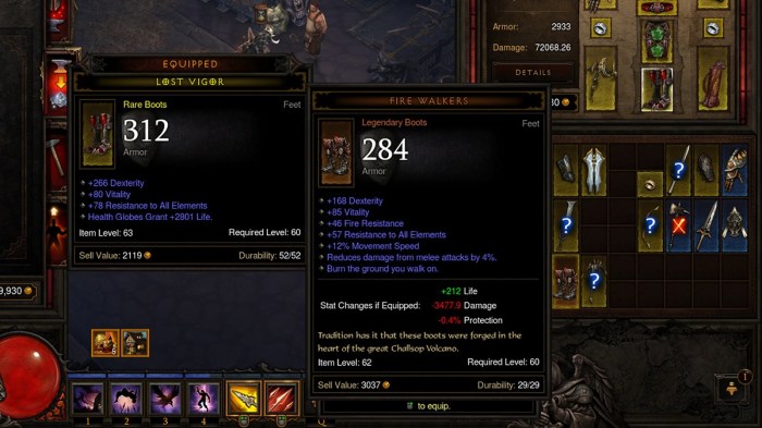 Unique items diablo 2