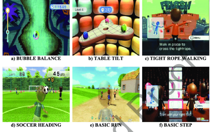 Wii balance board games
