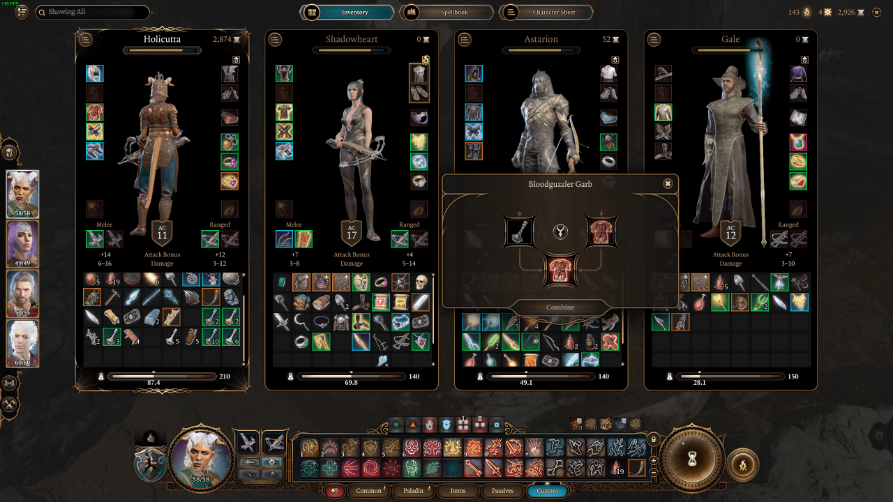 All dyes baldurs gate 3