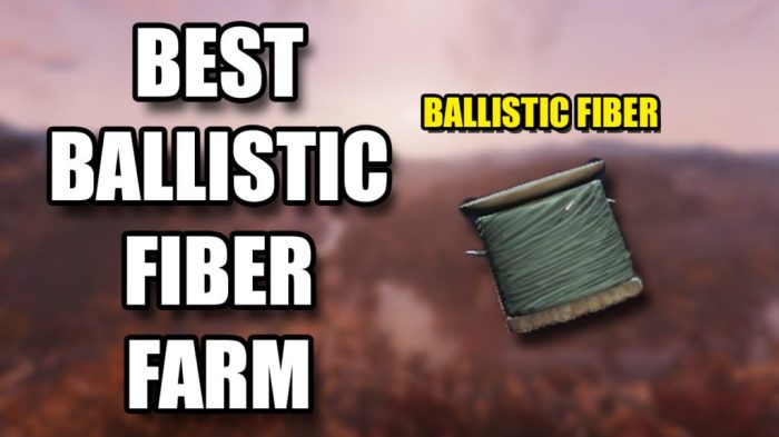 Ballistic fallout fiber ammo