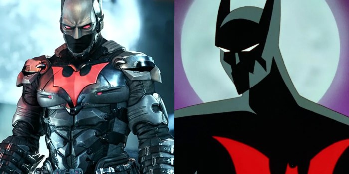 Batman arkham beyond knight do cosplay suit futuro dc trajes del wallpaper cavaleiro filho comics superman pasta escolha